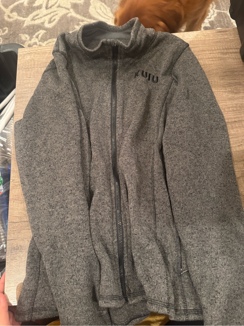 KUIU Dark Gray High-Loft Fleece Jacket